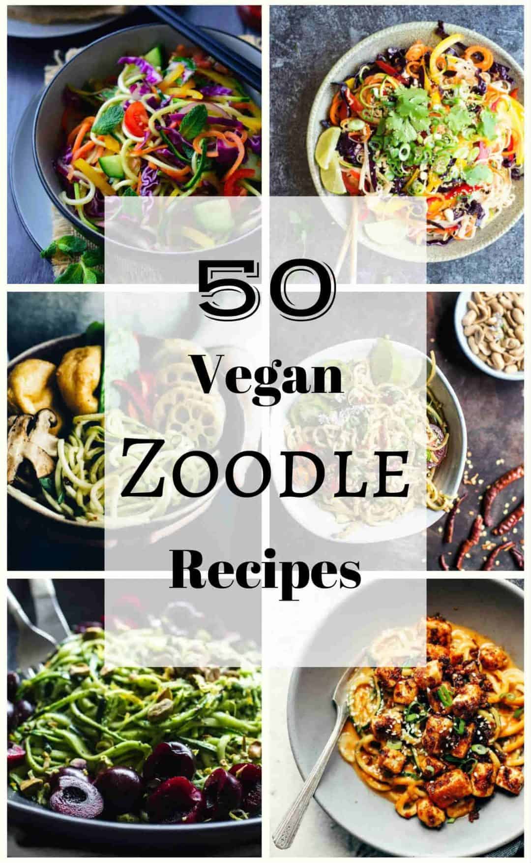 50 Vegan Zoodle (Zucchini Pasta) Recipes The Stingy Vegan