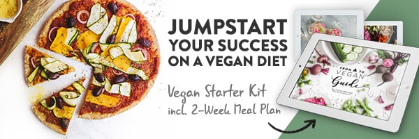Banner de kit de inicio vegano.
