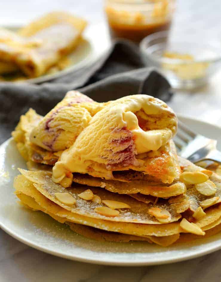 Vegan crepes are easy to make, can be made with a sweet or savoury filling, and taste just like the non-vegan version. This versatile recipe is one you’ll want to make again and again!