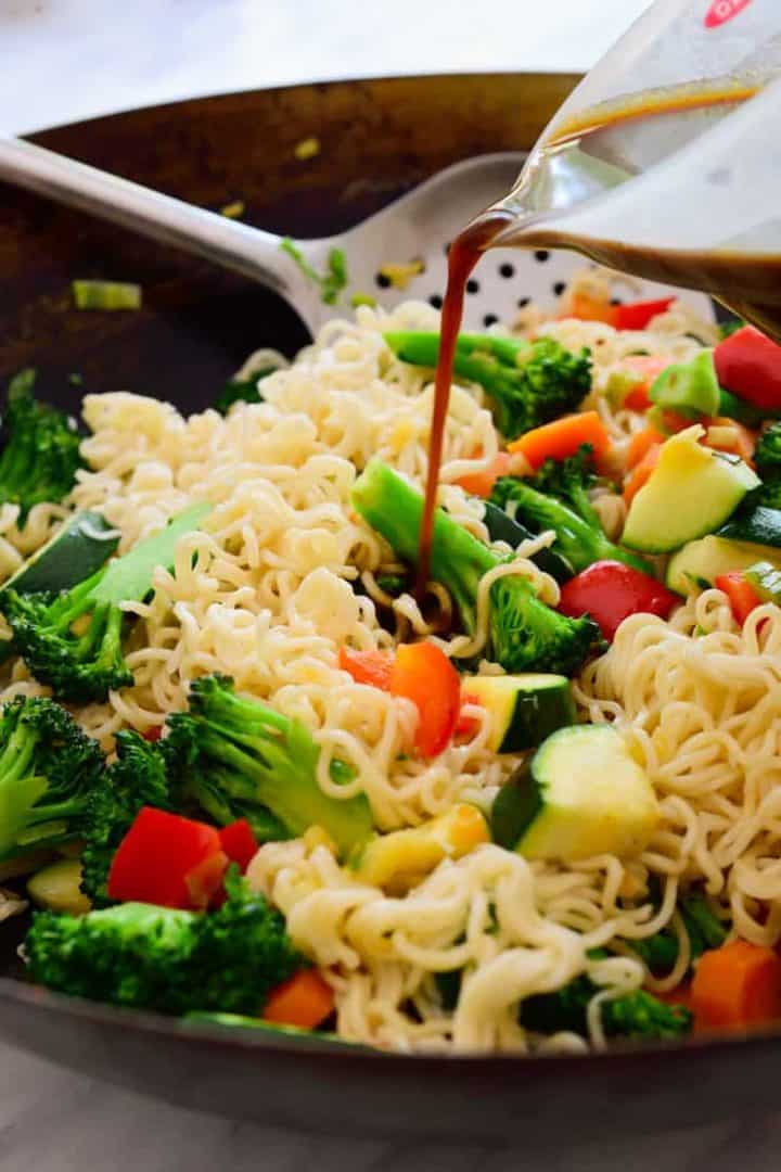 Ramen Stir Fry The Stingy Vegan