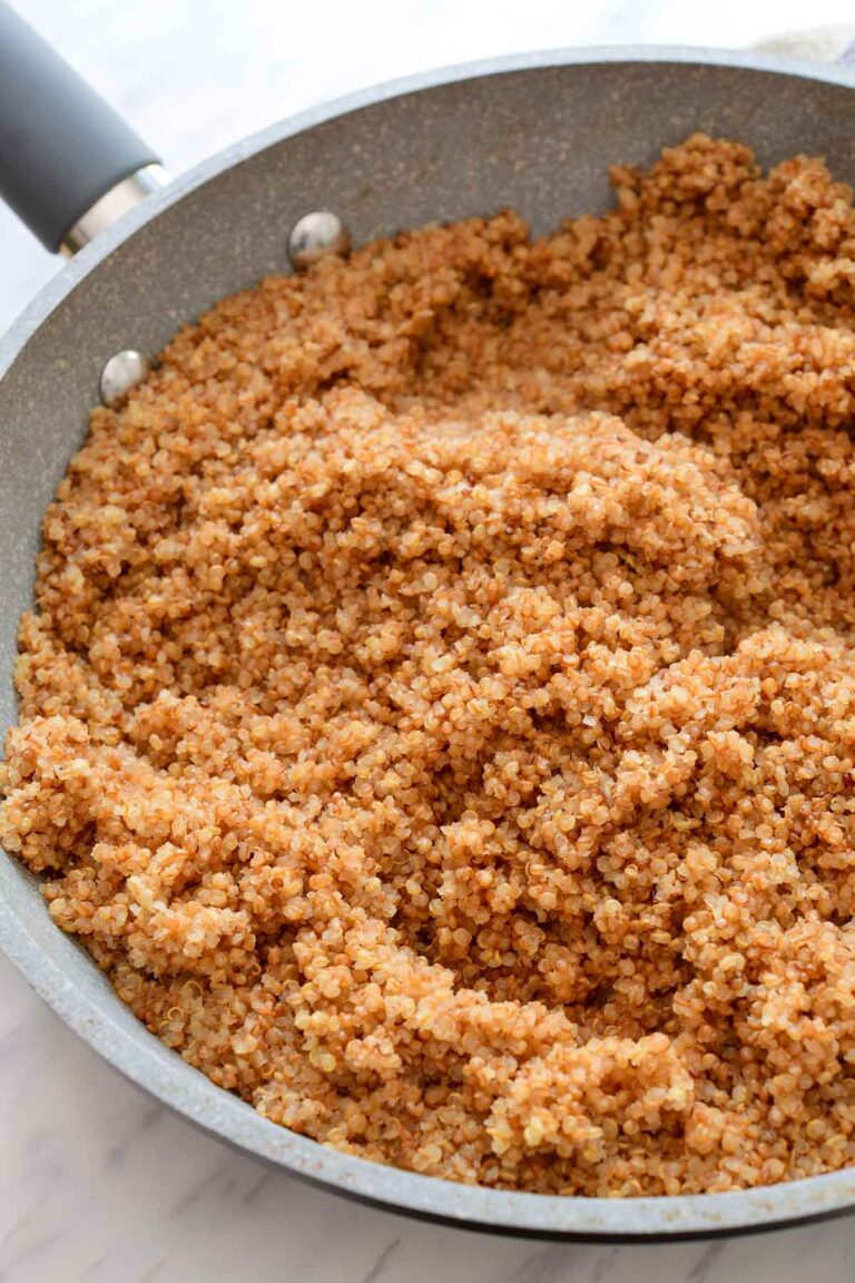 Toasted Quinoa - The Stingy Vegan