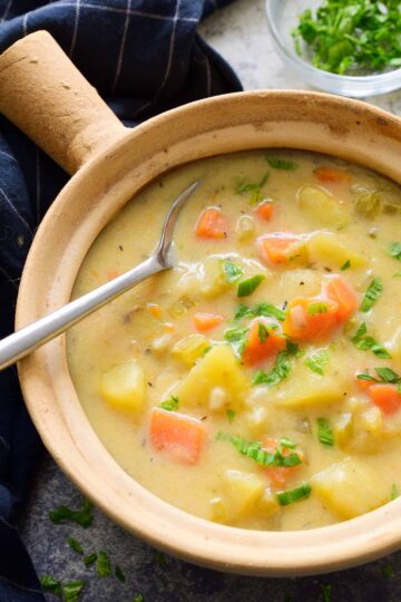 Vegan Potato Soup - The Stingy Vegan