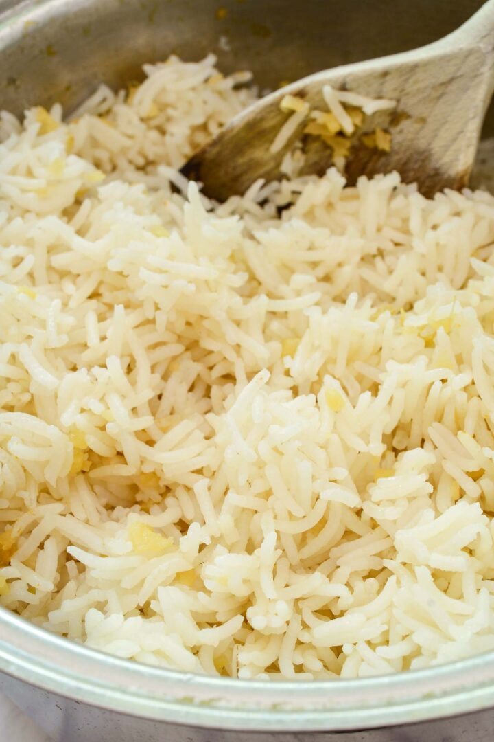 Ginger Rice - The Stingy Vegan